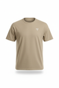 T-shirt manga curtas unisex logo bordado